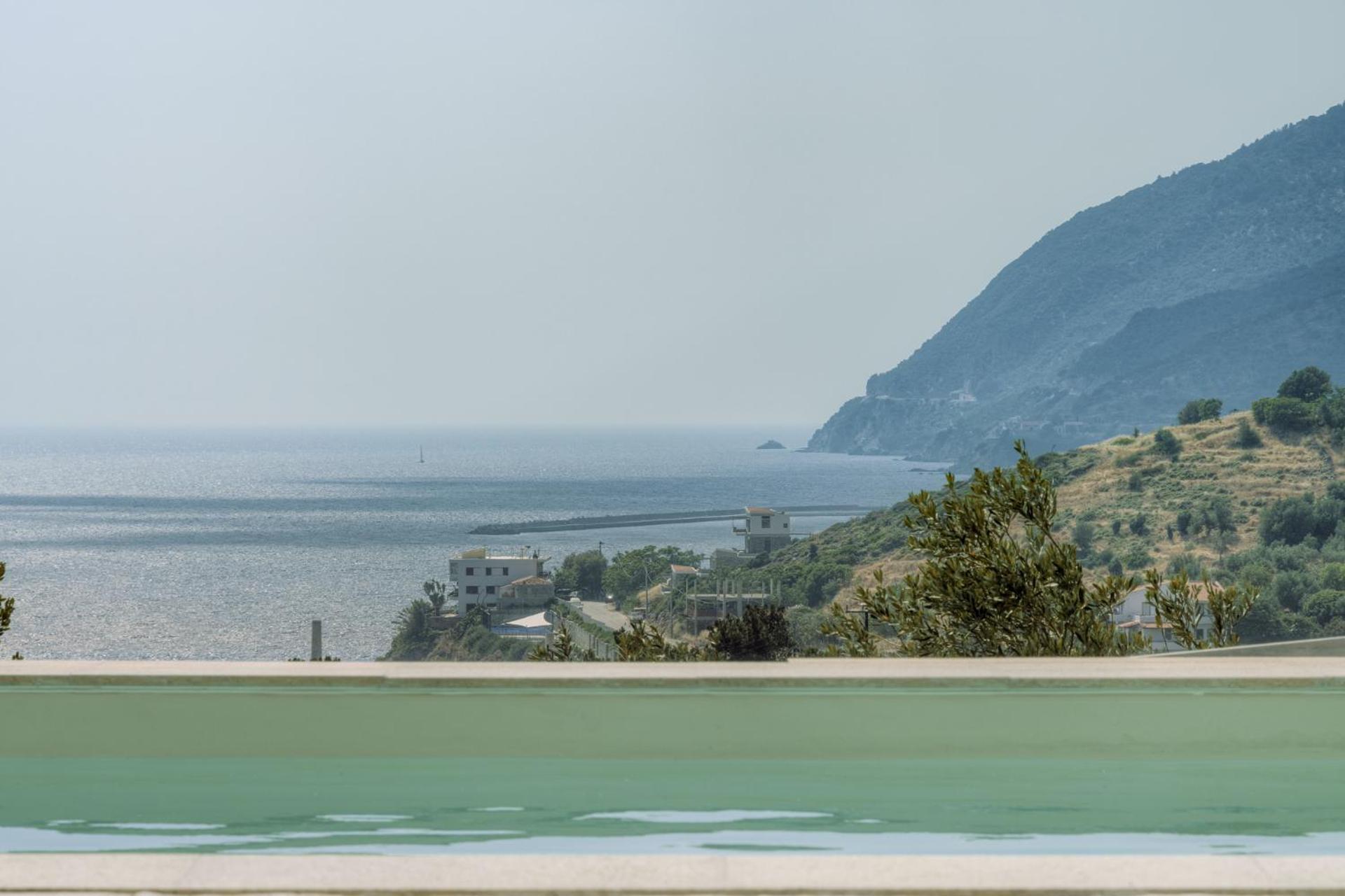 Ouzo Panoramic Houses 1, With Private Pool 플로마리언 외부 사진