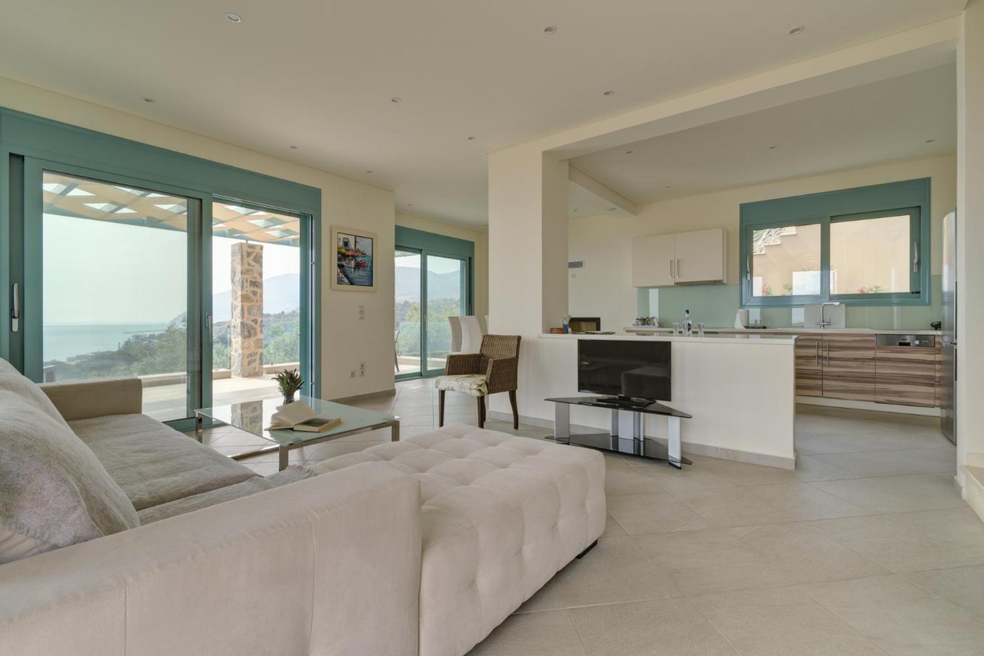 Ouzo Panoramic Houses 1, With Private Pool 플로마리언 외부 사진