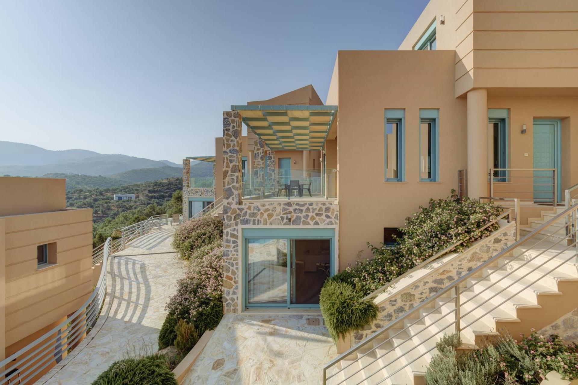 Ouzo Panoramic Houses 1, With Private Pool 플로마리언 외부 사진
