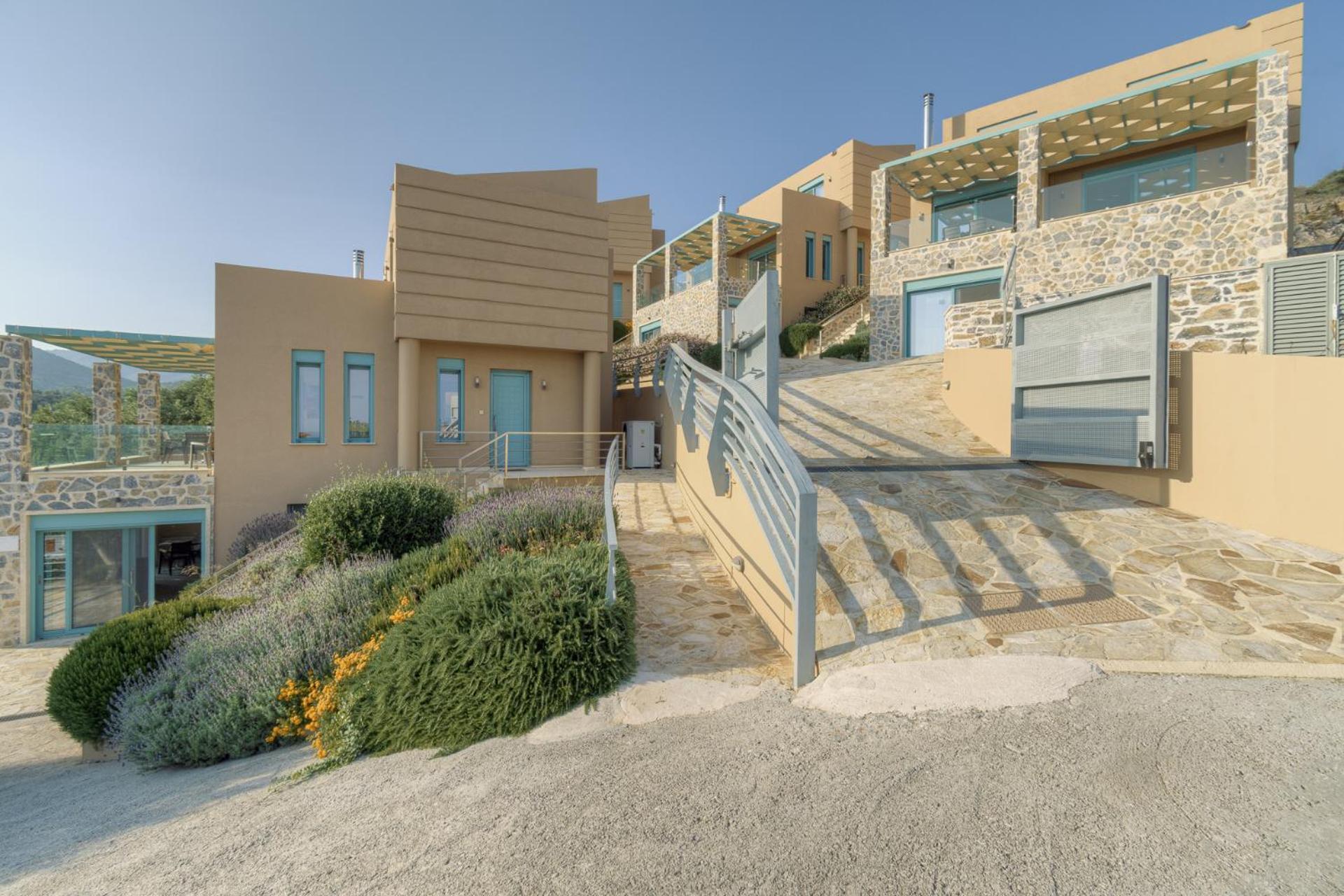 Ouzo Panoramic Houses 1, With Private Pool 플로마리언 외부 사진