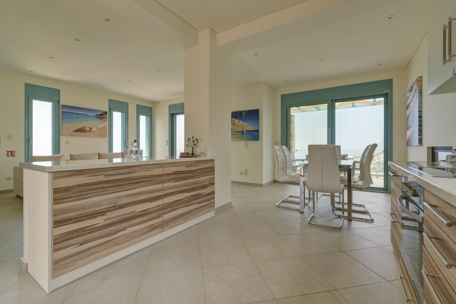 Ouzo Panoramic Houses 1, With Private Pool 플로마리언 객실 사진