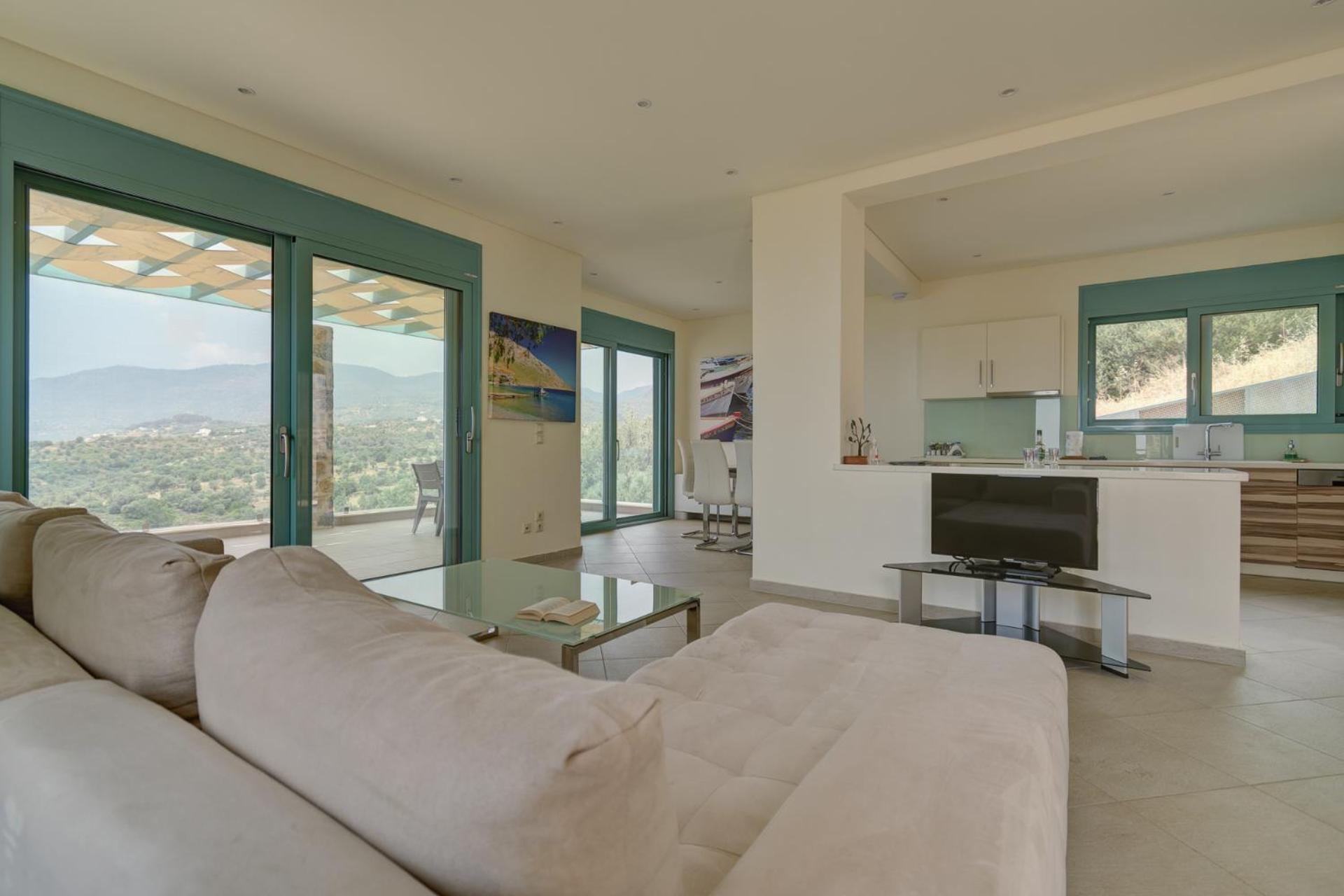 Ouzo Panoramic Houses 1, With Private Pool 플로마리언 객실 사진