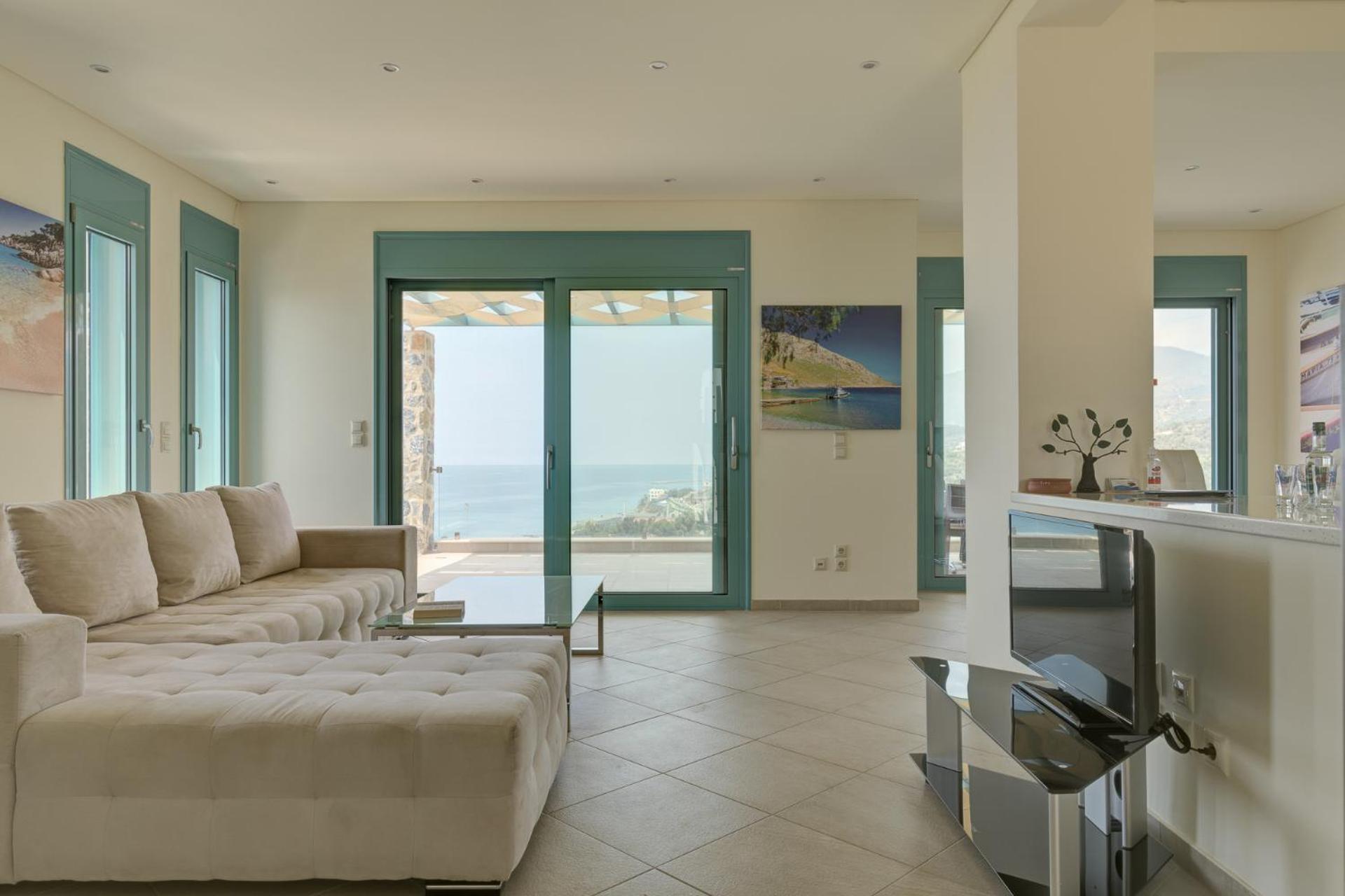 Ouzo Panoramic Houses 1, With Private Pool 플로마리언 객실 사진