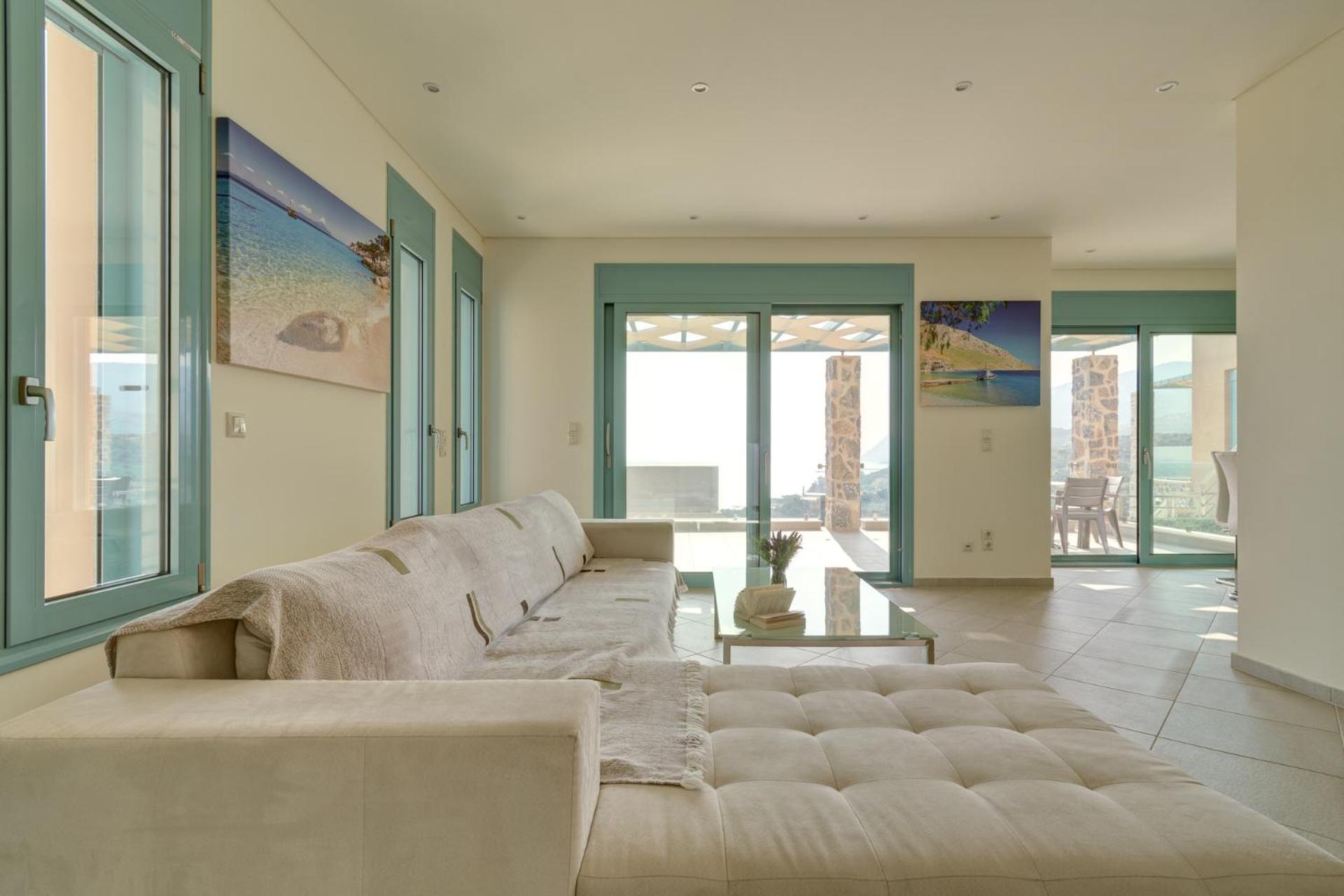 Ouzo Panoramic Houses 1, With Private Pool 플로마리언 객실 사진