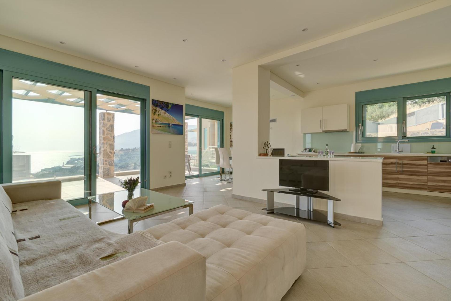 Ouzo Panoramic Houses 1, With Private Pool 플로마리언 객실 사진